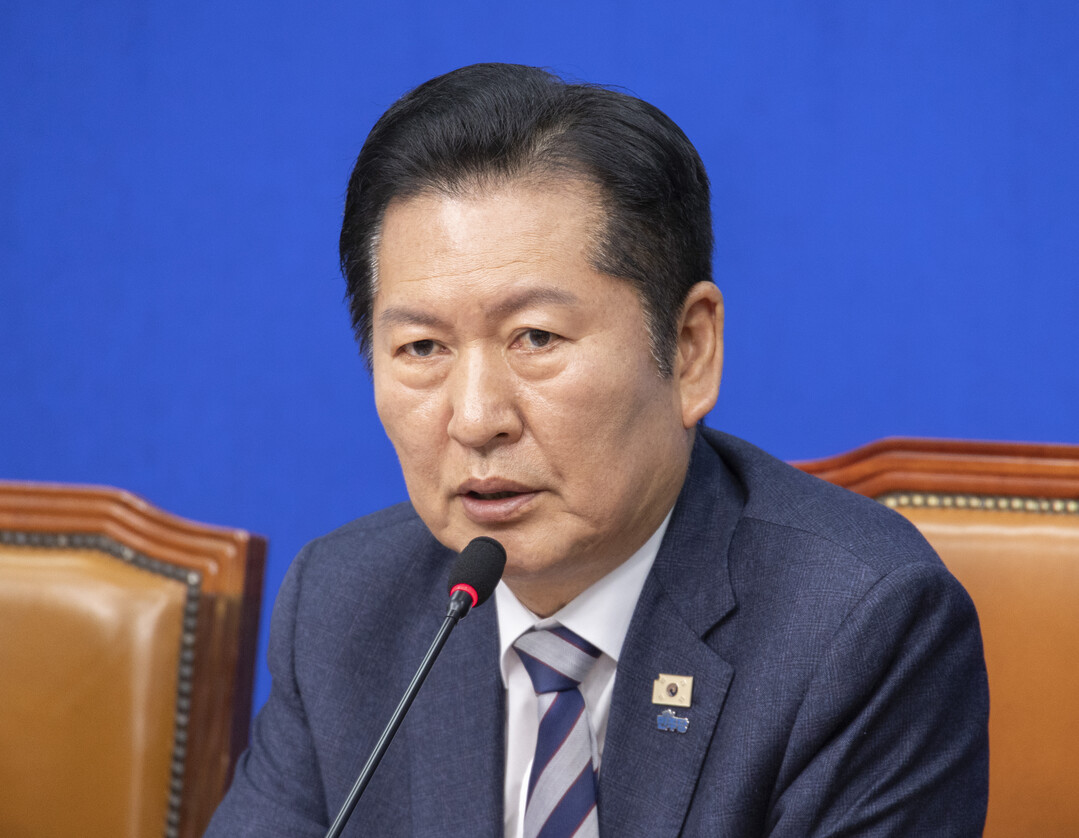 민주당 정청래 대표 "촉박한 선거시기...